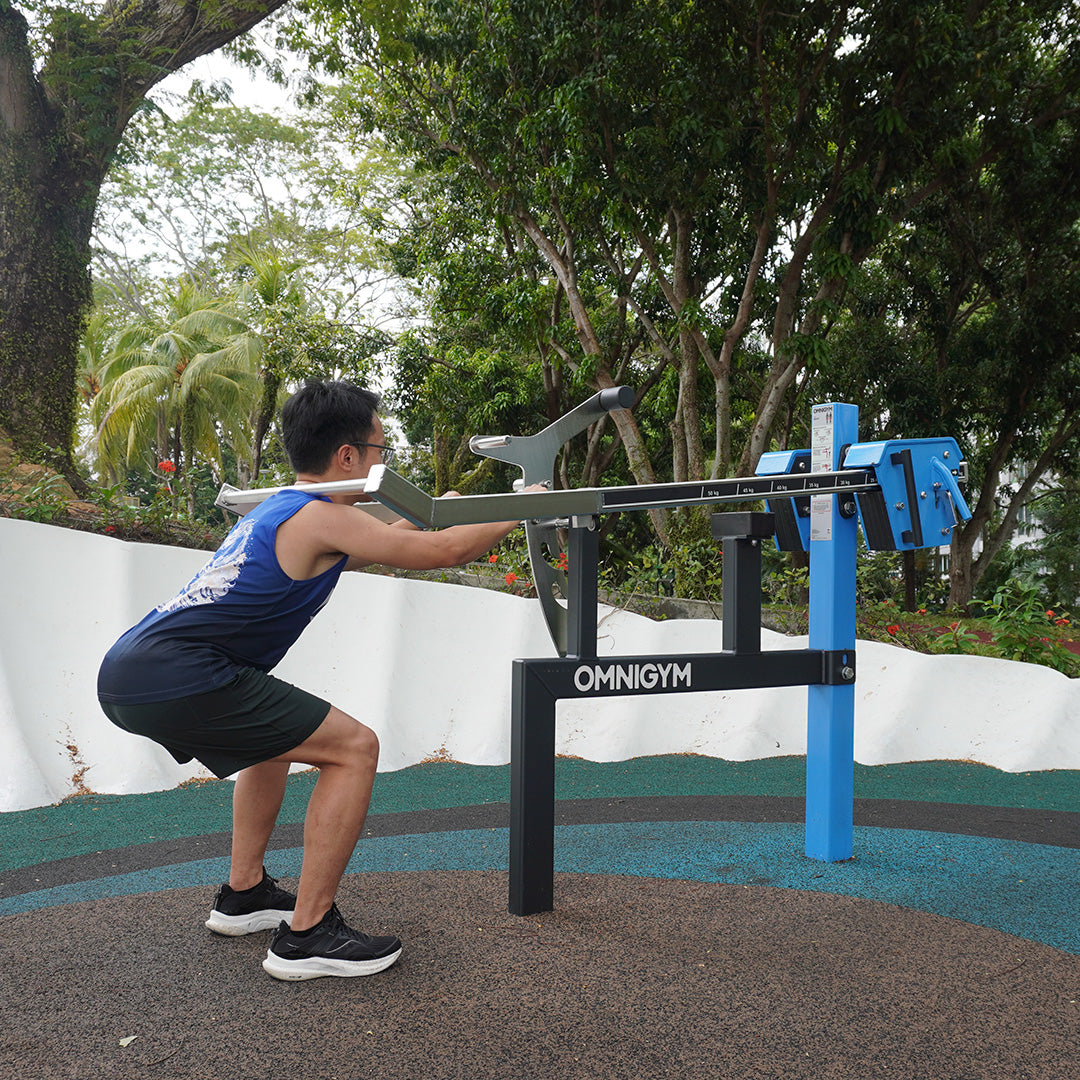 Omnigym fitness equipment is durable, high-quality and built for years of reliable outdoor training use.