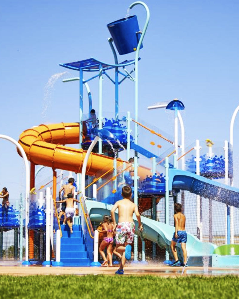 Aquatic play catalogue of Vortex International Elevations.