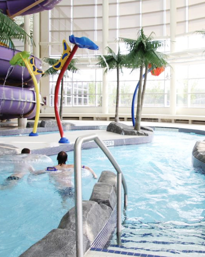 Aquatic play catalogue of Vortex International pool refurbishment.