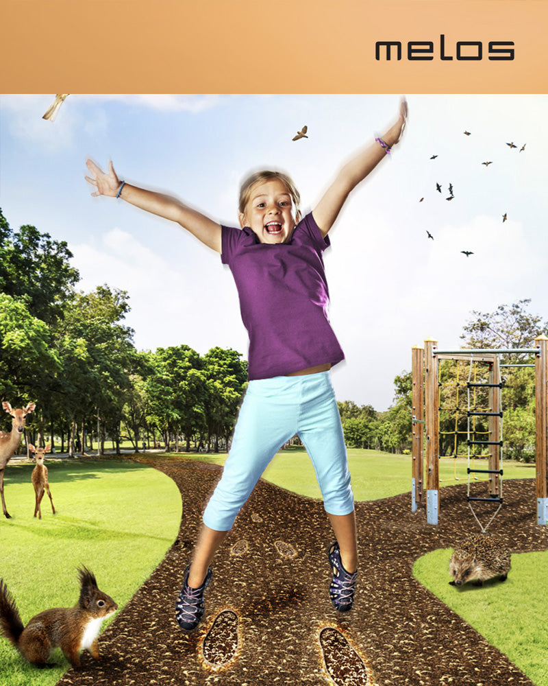 Safety surfacing catalogue of Melos.