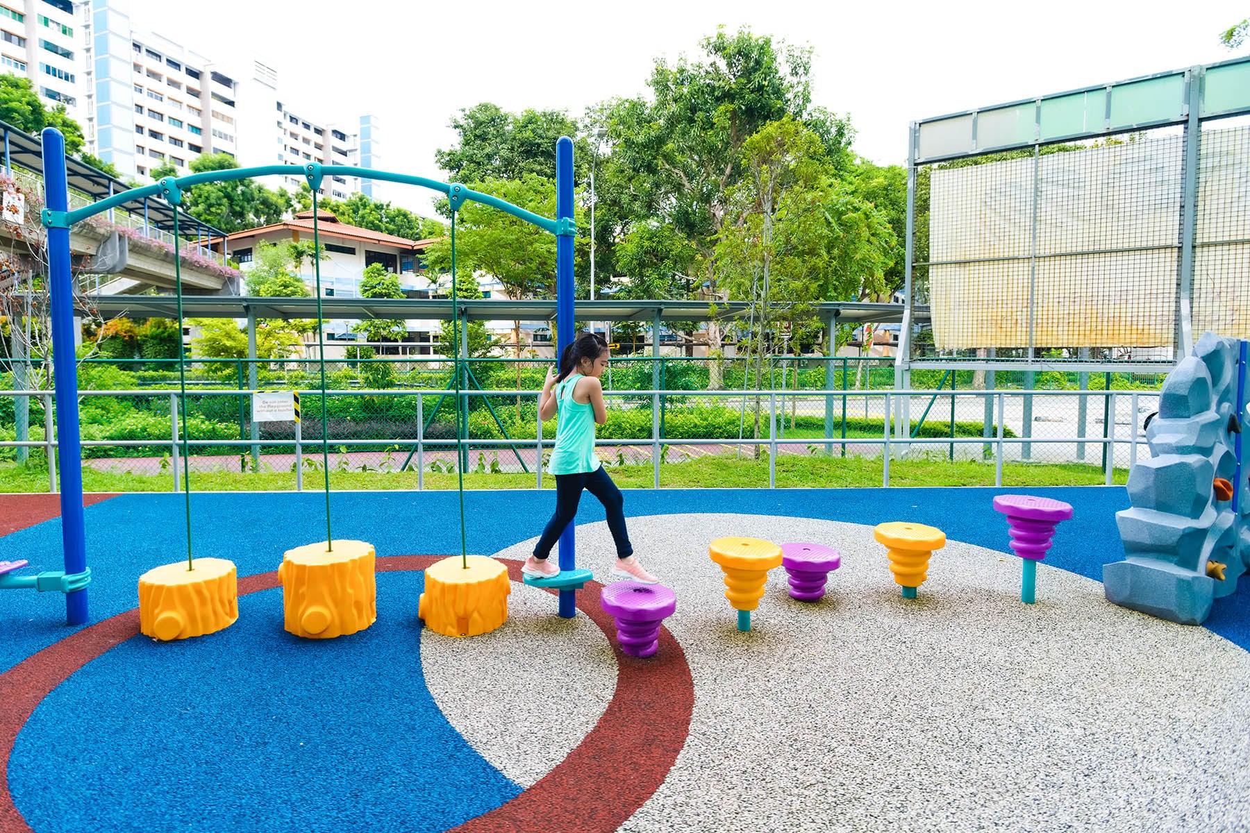 Playworld stepping climbers are designed to enhance agility, coordination, and psychomotor development through play.