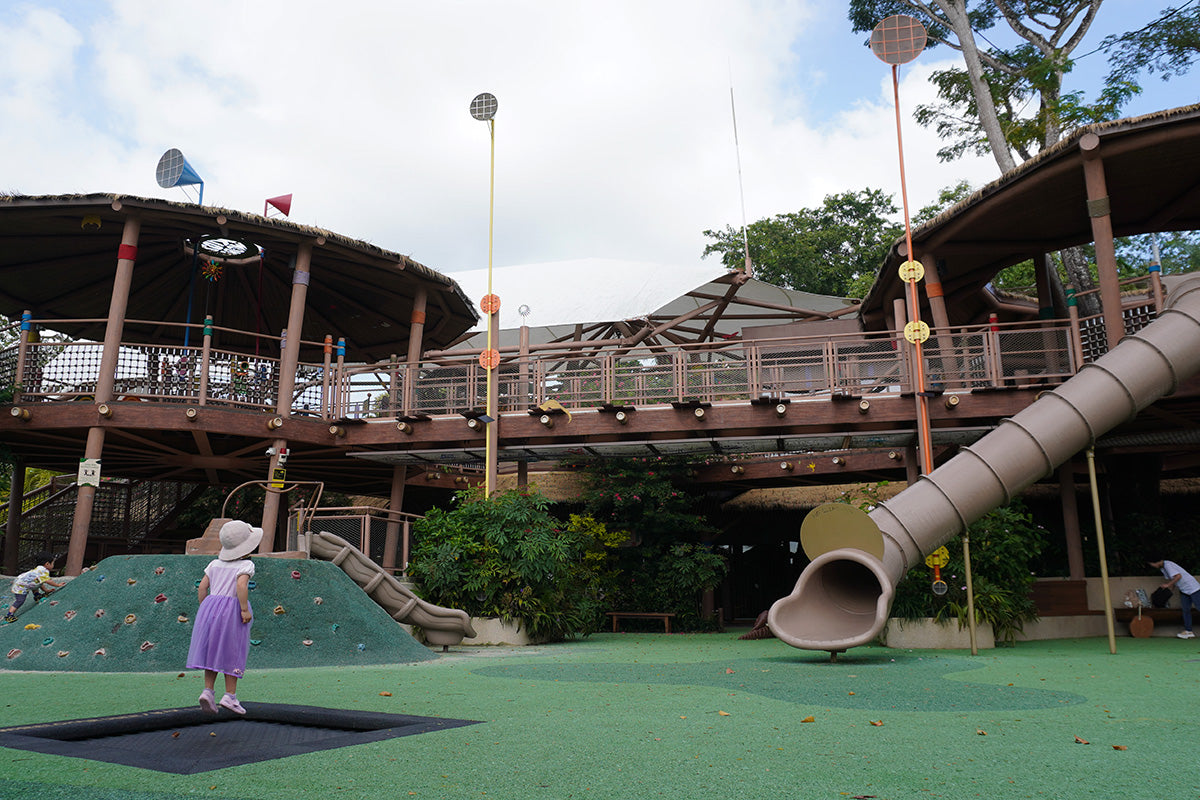 Mandai Kidzworld playground featuring Playworld and Berliner equipment for adventurous fun and sensory play