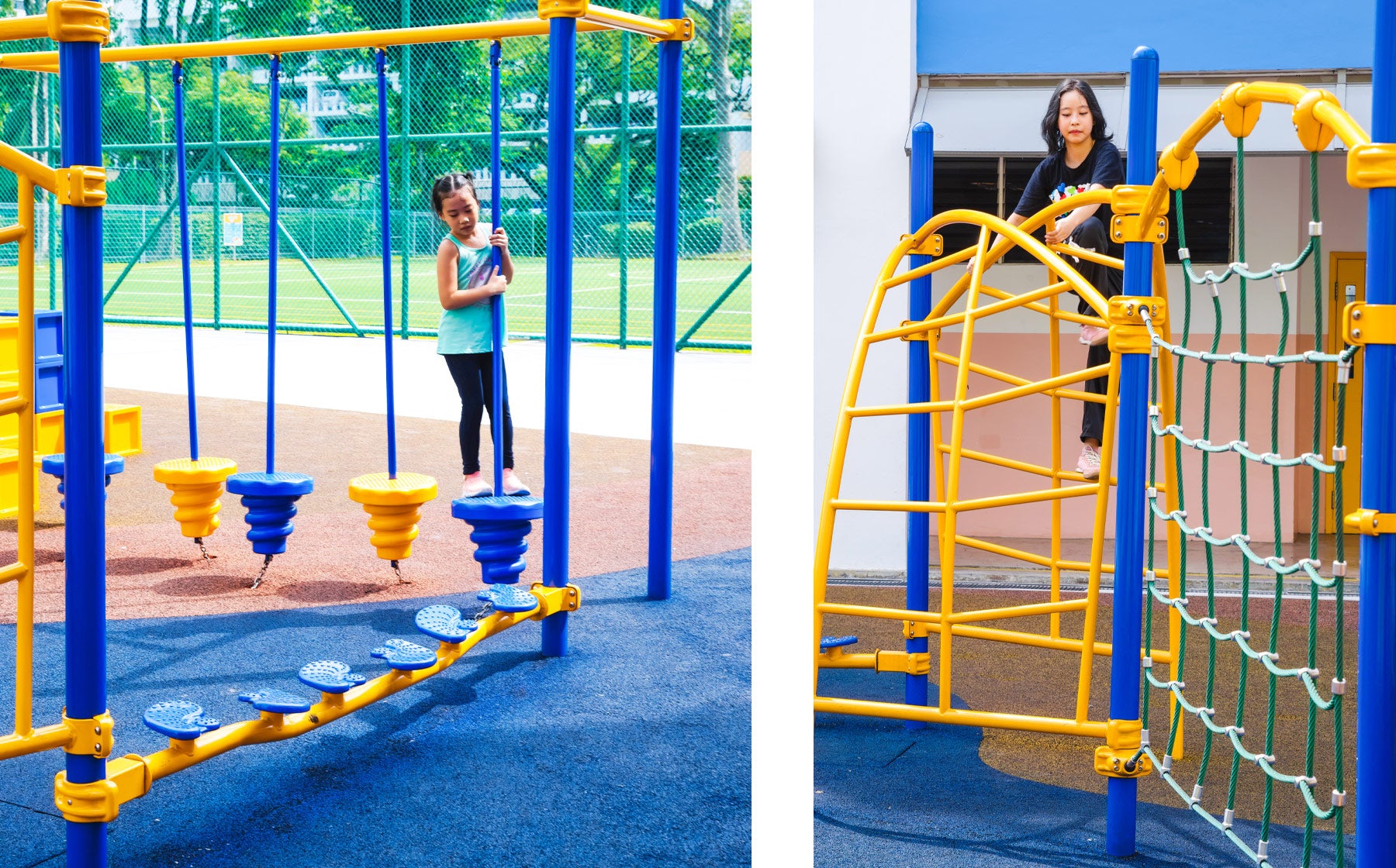 North View Primary School playground features Playworld Adventure Series, promoting agility, strength, and active play.