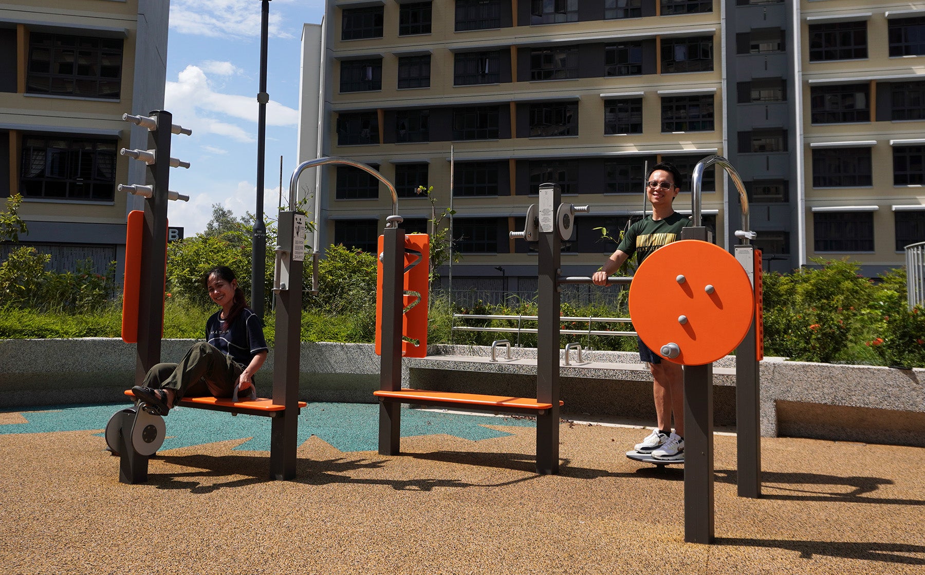 Galopin fitness equipment supports mobility and cardiovascular training with inclusive outdoor workouts for all ages.