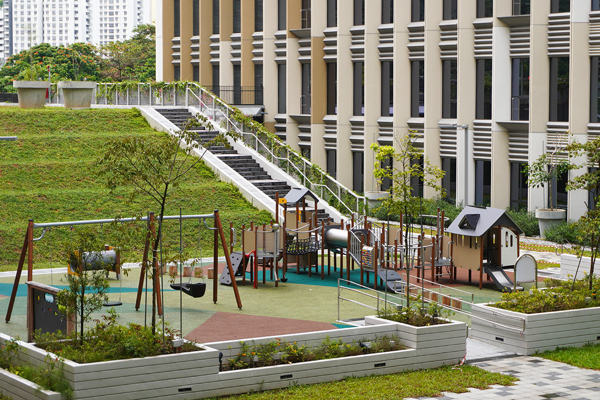 Punggol Digital District children’s playground teaches science concepts through safe, engaging and interactive play.