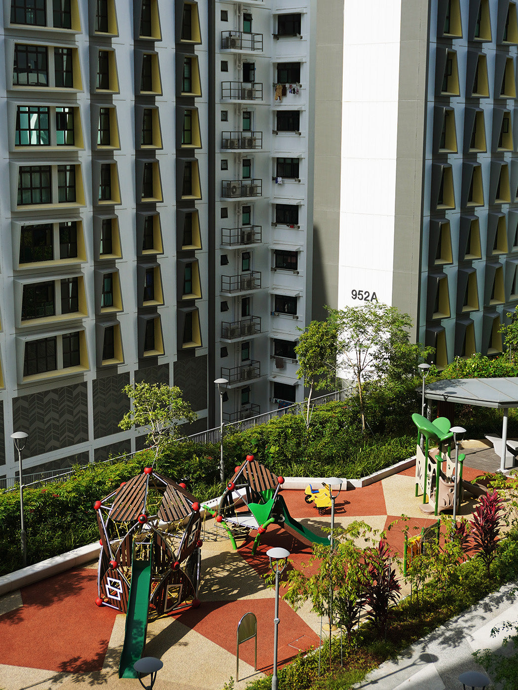 Tampines GreenGem playground with Playworld and Berliner equipment, safe and exciting play experiences for children.