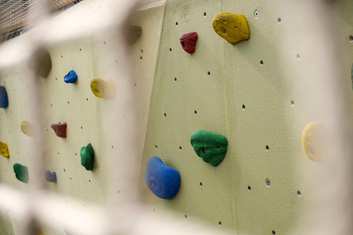 Avenue South Residence Walltopia rock climbing wall, offers kids a fun way to build strength and coordination.