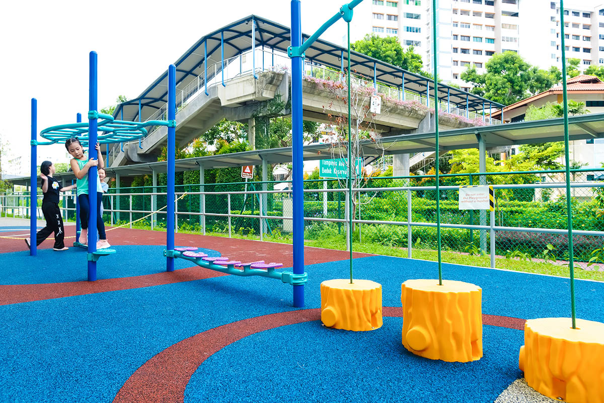 Jun Yuan Primary School playground with Playworld Adventure Series, encouraging agility, strength, and active play.