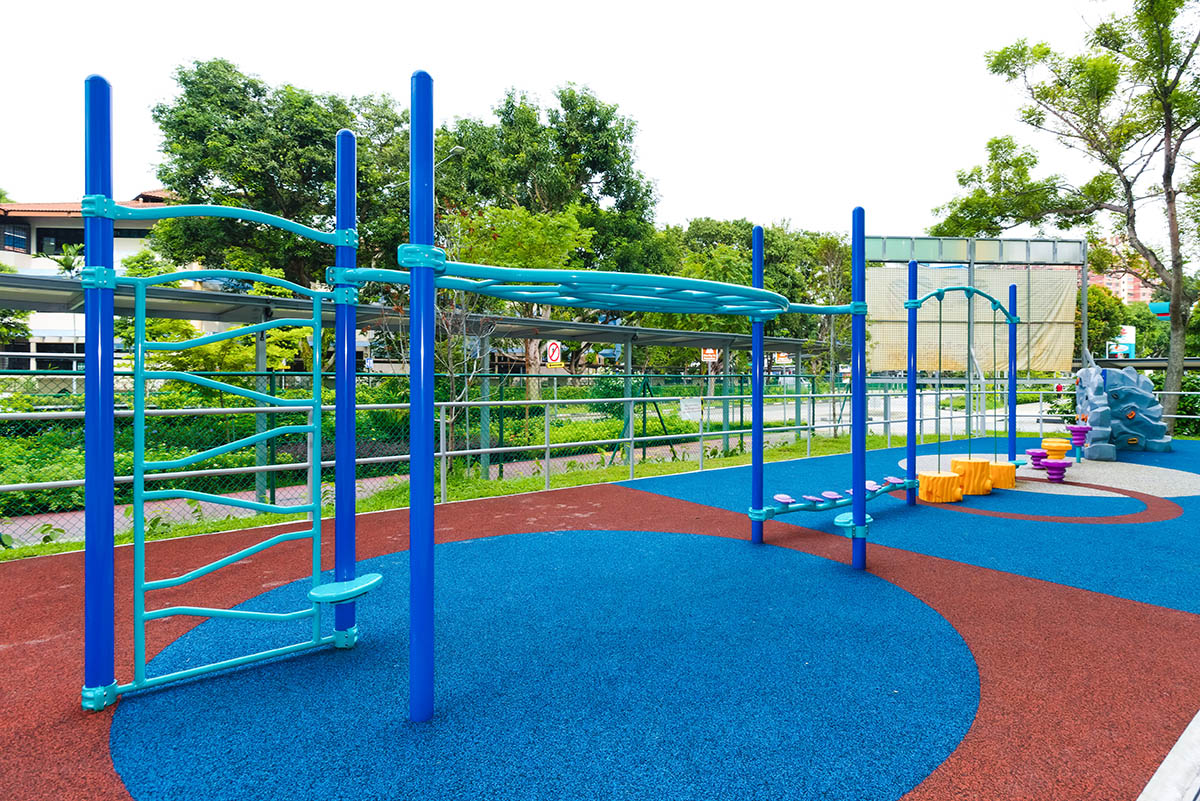 Jun Yuan Primary School playground with Playworld Adventure Series, encouraging agility, strength, and active play.