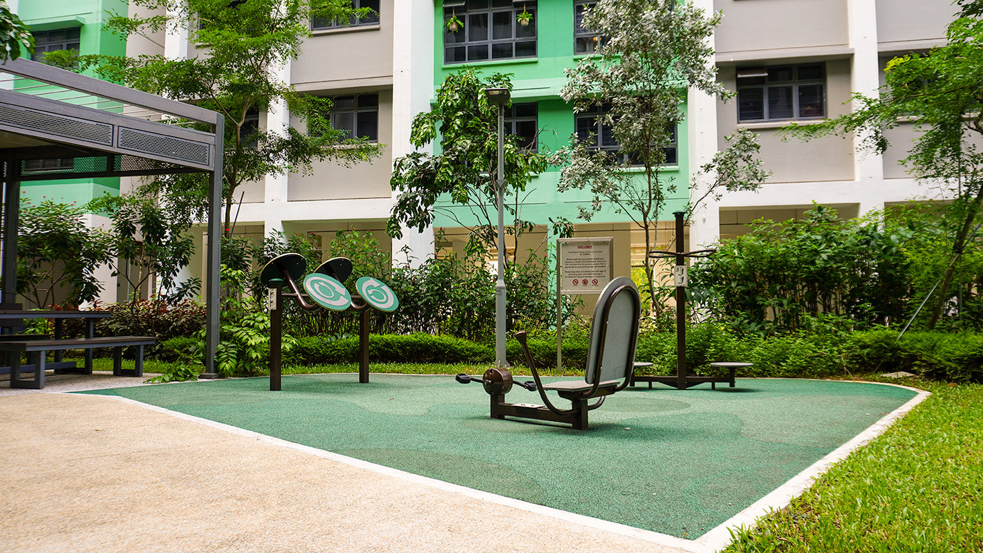 Galopin fitness equipment offers full-body lifestyle fitness, designed for active play and outdoor wellness.