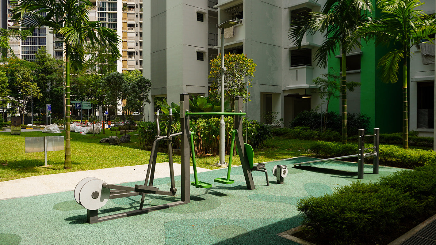 Galopin fitness equipment offers full-body lifestyle fitness, designed for active play and outdoor wellness.