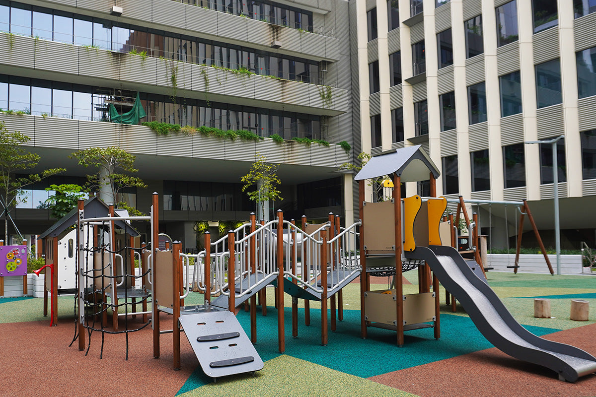 Punggol Digital District children’s playground teaches science concepts through safe, engaging and interactive play.