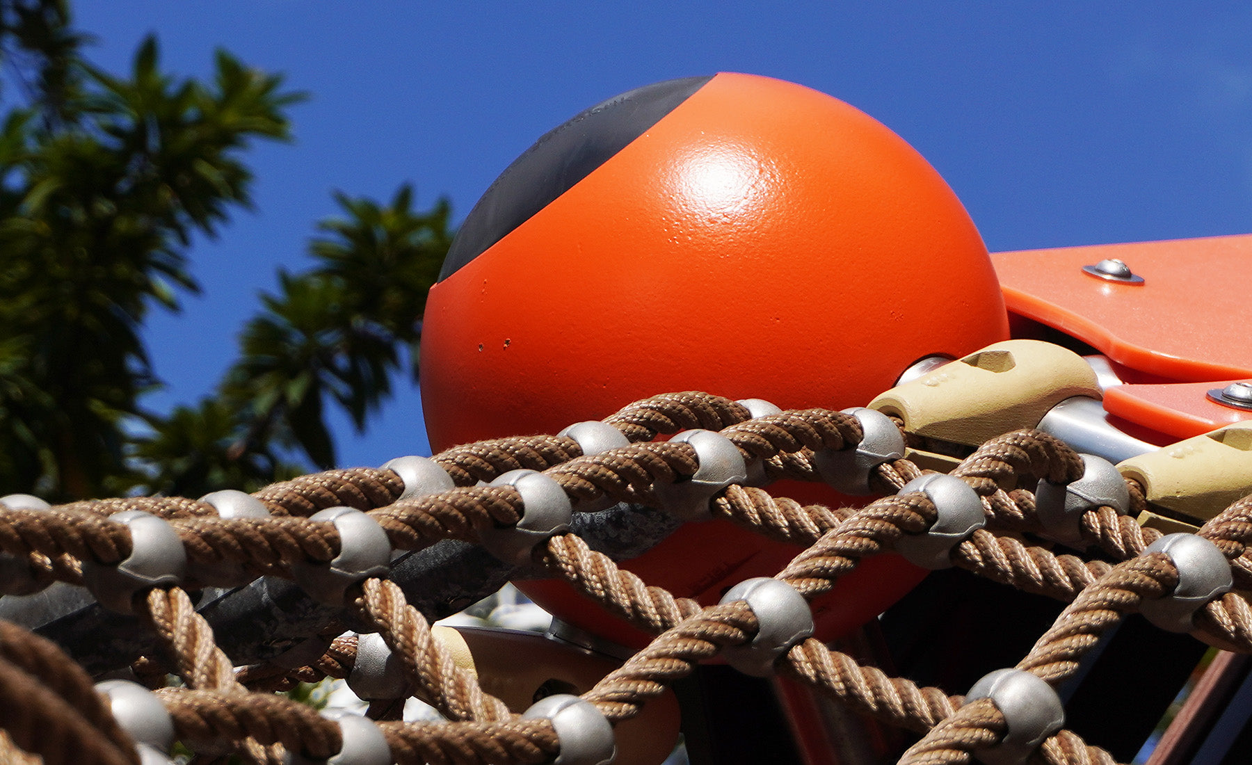 Berliner Rope climbing structures with steel-core ropes support secure grip and durable elevated movement play.