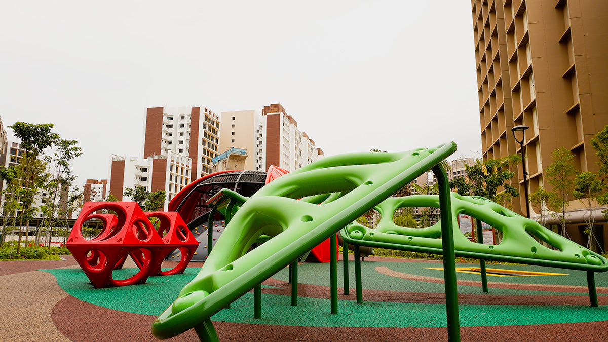 The PlayCubes and ModPods let children climb, explore unique shapes, and discover new adventures in a fun environment.